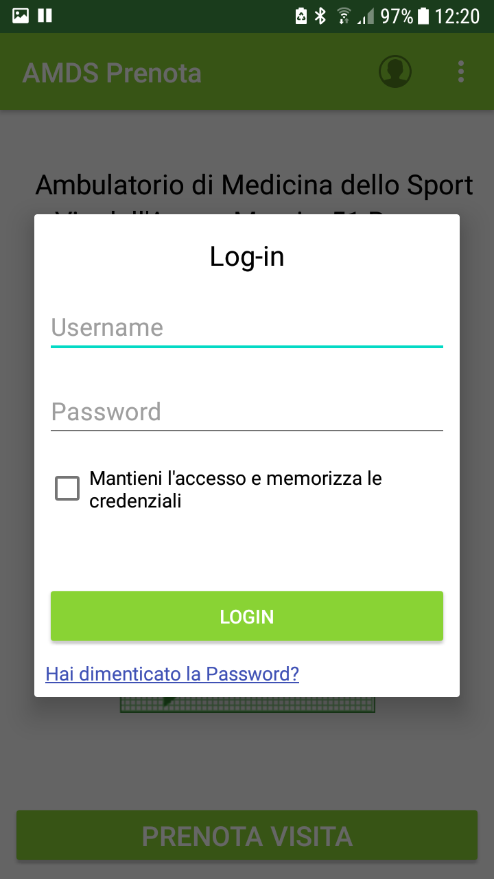 Completa Login